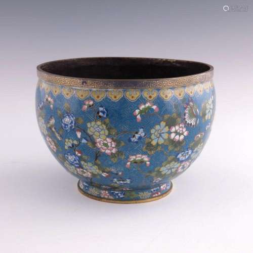 A 19th Century Chinese cloisonne planter