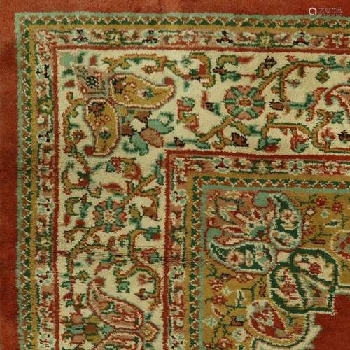 A Turkish carpet of Persian style, 390 b