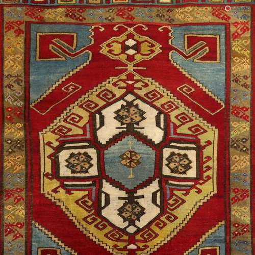 A Turkish Karapinar long rug, 375 by 119