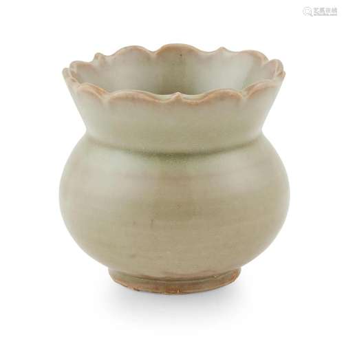 YAOZHOU CELADON POT, ZHADOU SONG DYNASTY OR LATER