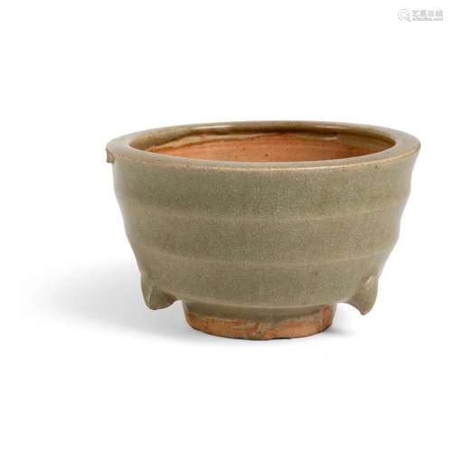 LONGQUAN CELADON 'BAMBOO' CENSER MING DYNASTY, 16T...