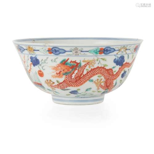 WUCAI 'DRAGON AND PHOENIX' BOWL DAOGUANG MARK AND ...