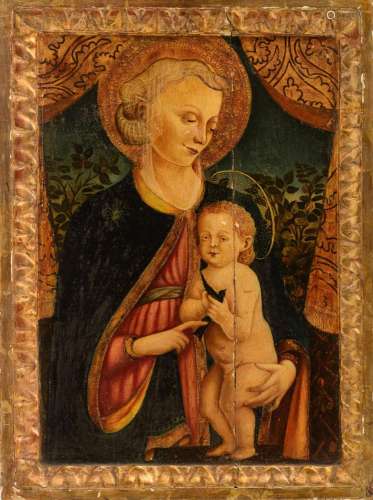 Madonna and Child, in the manner of the Italian Quattrocento...
