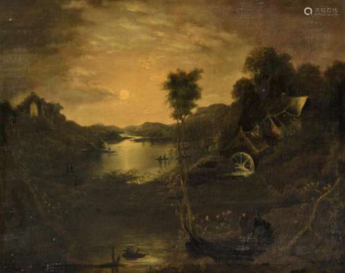 Jacob Johann Verreyt (1807-1872), nocturne, 65 x 81 cm