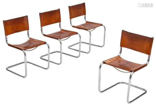 A set of four 'Cantilever' chairs, Fasem edition, 19...