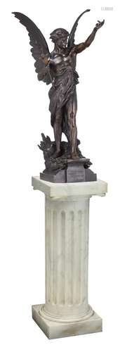 Emile Louis Picault (1833-1915), patinated bronze on a Neocl...