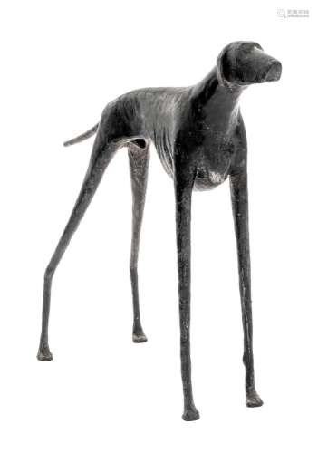 Joz. De Loose (1925-2011), 'Staande Hond', fiberglas...