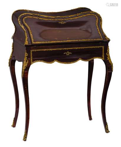 A Louis XV style rosewood 'sécretaire dos d’âne', H ...