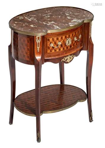A fine Louis XVI style occasional table, H 80 - W 62 - D 40 ...