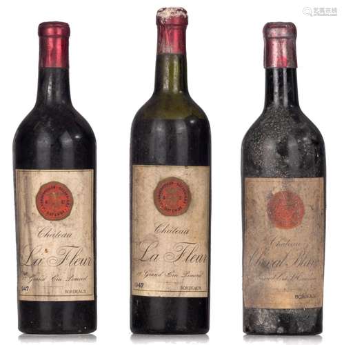 Two bottles 'Château La Fleur', 1er Grand Cru Pomero...