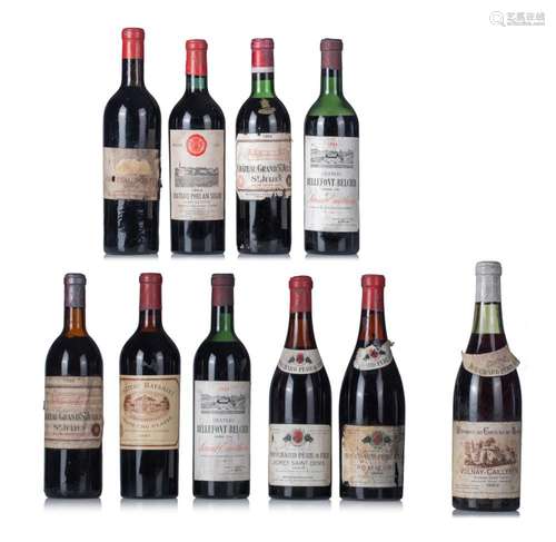 A wine collection that includes 1 bottle Bouchard Père &...