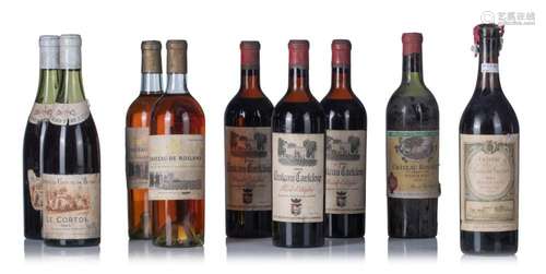 A wine collection that includes 1 bottle 'Château Rauzan...