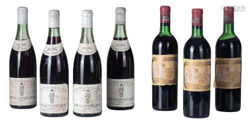 A wine collection that includes 4 bottles Bouchard Père &...