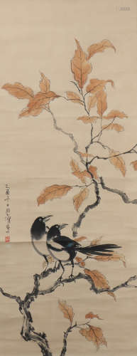 A Zhang daqian's maid painting