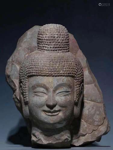 A Stone Buddha Head