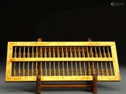 A Gilt Bronze Abacus