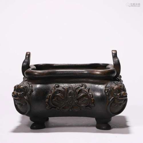 Bronze Double-Eared Censer