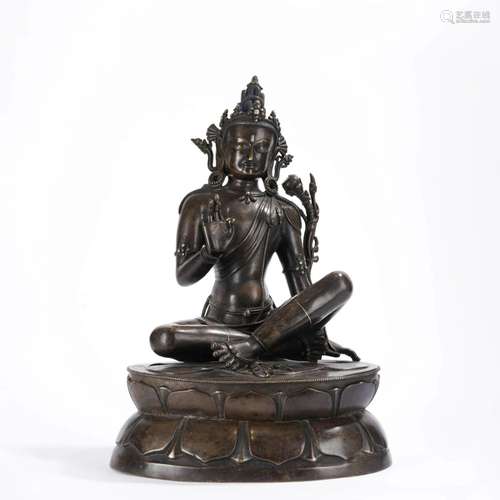 Copper Alloy Figure Of Guanyin