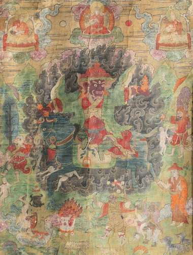 Thangka Of Palden Lhamo