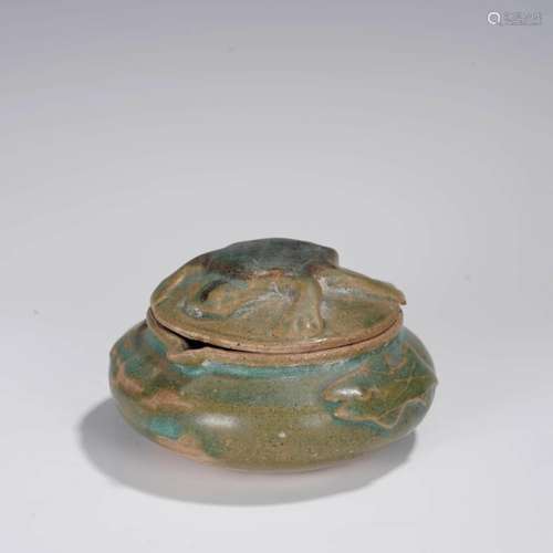 Celadon Glaze Jar And Cover