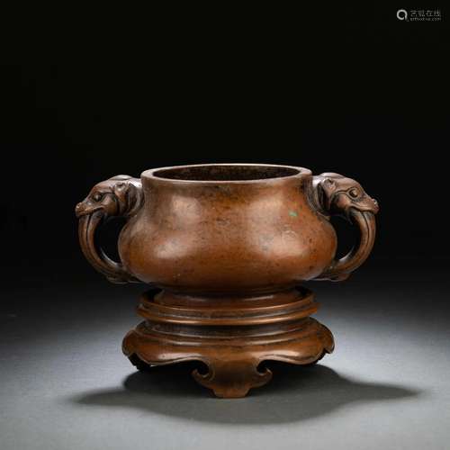 Bronze Double-Eared Censer