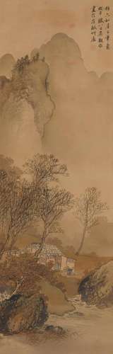 Wu Guandai, Chinese Landscape Painting Scroll
