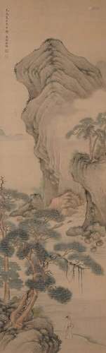 Jin Cheng, Chinese Landscape Painting Scroll