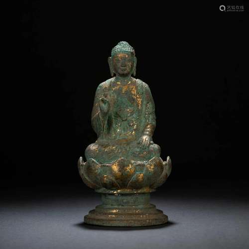 Gilt Bronze Figure Of Buddha