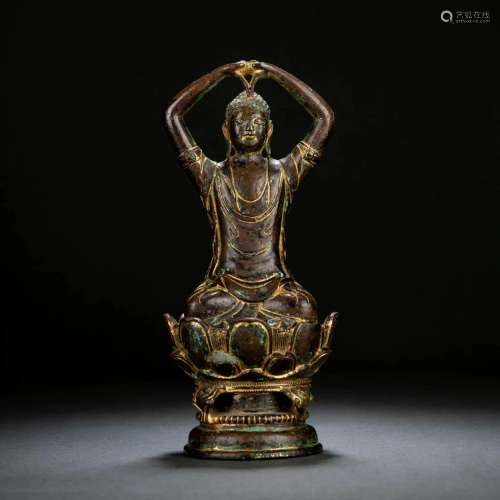 Gilt Bronze Figure Of Buddha