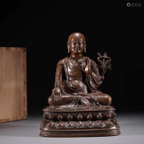 Bronze Figure Of Guru