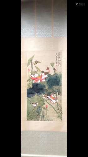 Xie Zhiliu, Chinese Flower And Bird Painting Paper