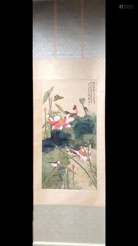 Xie Zhiliu, Chinese Flower And Bird Painting Paper