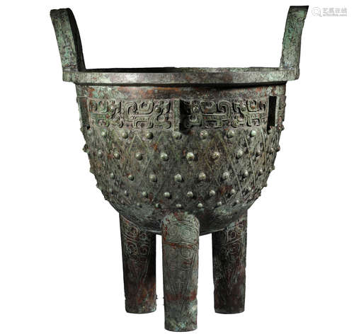 Ancient China, bronze tripod