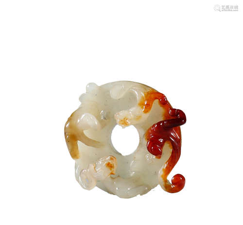 In ancient China, Hetian jade dragon pattern Pendant