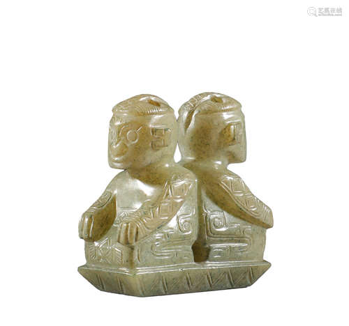 Ancient China, Hetian jade Figurines