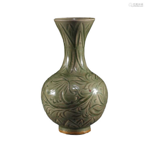 Ancient China, celadon flower bottle