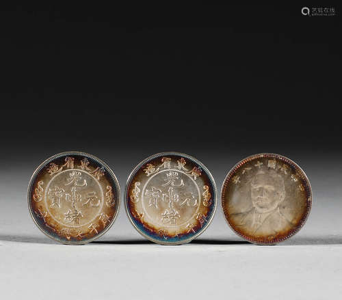 Ancient Chinese silver coins