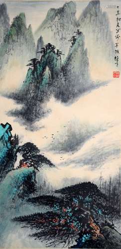 黎雄才 山水