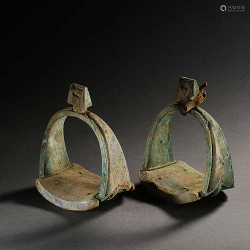 CHINESE LIAO DYNASTY BRONZE STIRRUP