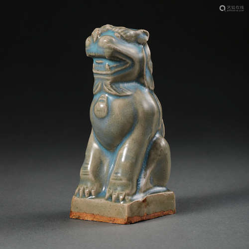 CHINESE JIN DYNASTY JUN WARE LION STATUE