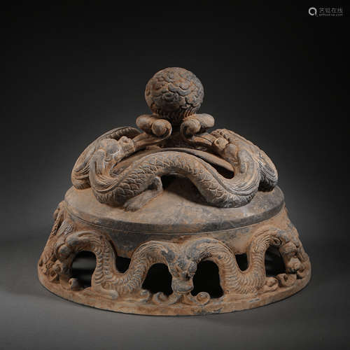 CHINESE TANG DYNASTY STONE INKSTONE