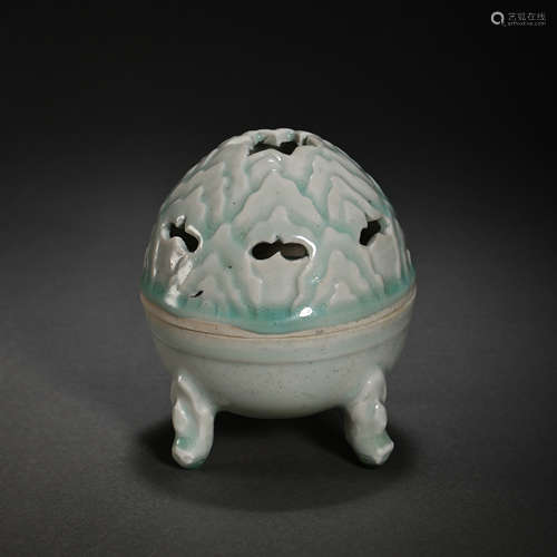 CHINESE SOUTHERN SONG DYNASTY HUTIAN WARE CELADON GLAZE INCE...