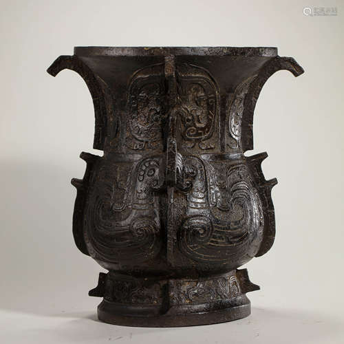 CHINESE WESTERN ZHOU DYNASTY BRONZE VASE