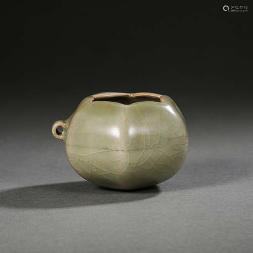 LONGQUAN WARE CELADON-GLAZED BIRD FOOD JAR, SOUTHERN SONG DY...