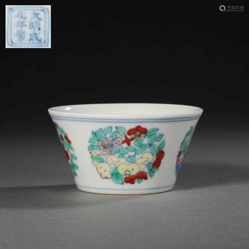 DOUCAI BOWL IN THE MING DYNASTY AND CHENGHUA PERIOD IN CHINA