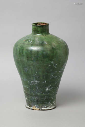 漢 綠釉梅瓶