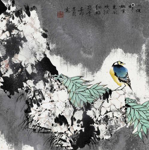 吳湛圓 花鳥圖