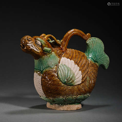 CHINESE TANG DYNASTY THREE-COLOR POT