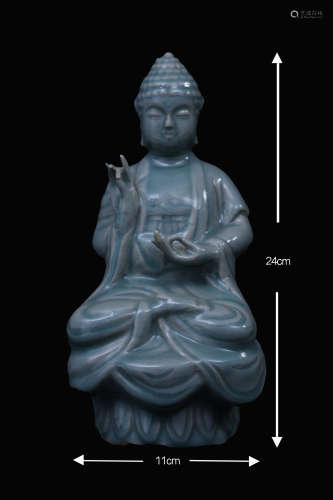 Celadon Buddha statue青瓷佛像