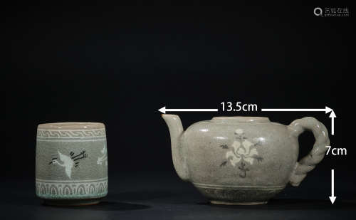 Celadon a pot a cup青瓷一壶一杯